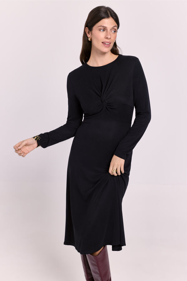 Milano Vestido nudo Negro