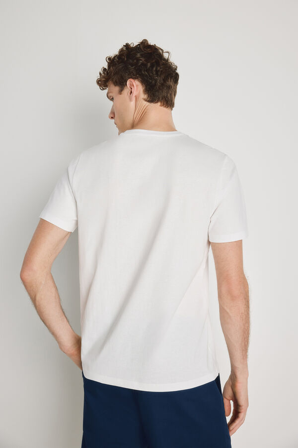 Milano T-shirt de manga curta Branco
