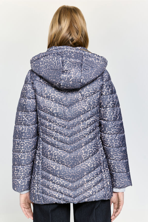 Milano Cazadora acolchada estampada Beige/Claro