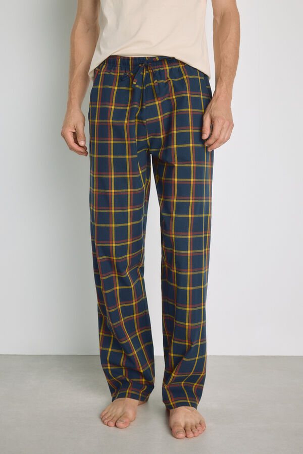 Milano Pijama punto y tela Beige