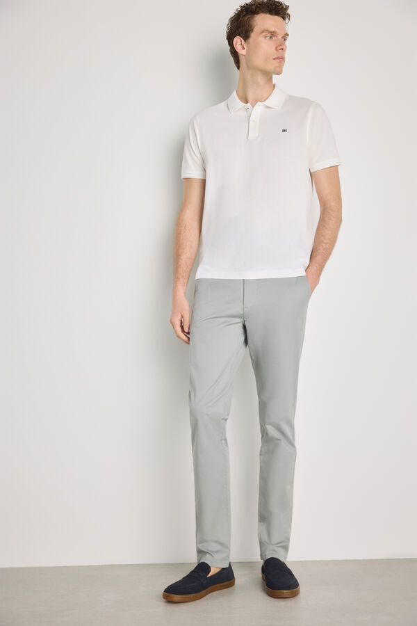 Pedro del Hierro Polo de manga curta Branco