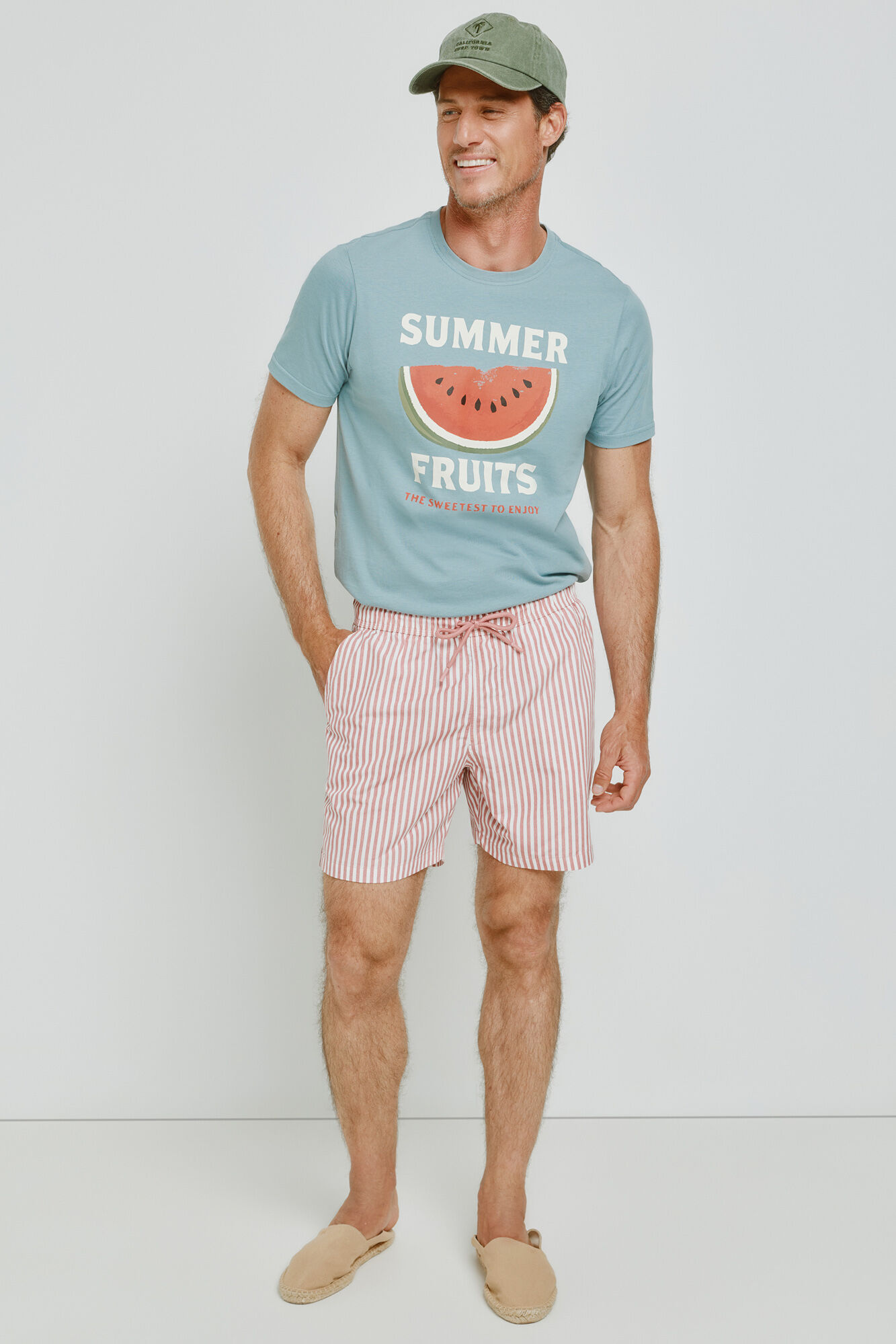 Milano Fato de banho &agrave;s riscas