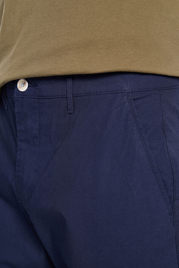 Milano Pantalón Chino Slim Azul