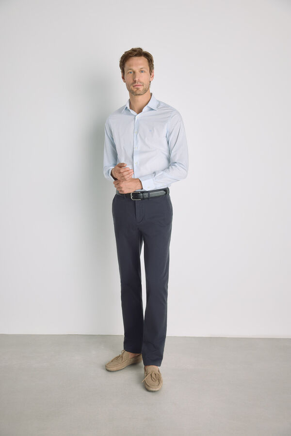 Pedro del Hierro Camisa de manga comprida Azul