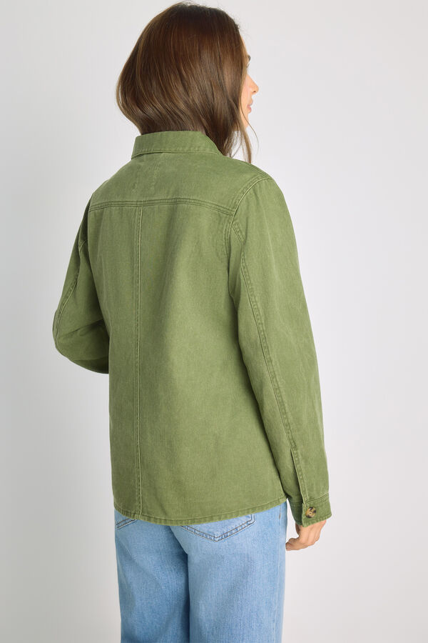 Milano Casaco denim colorido Verde