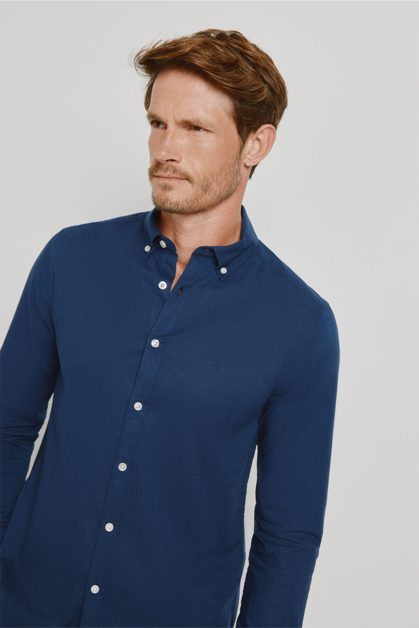 Milano Camisa lisa manga larga