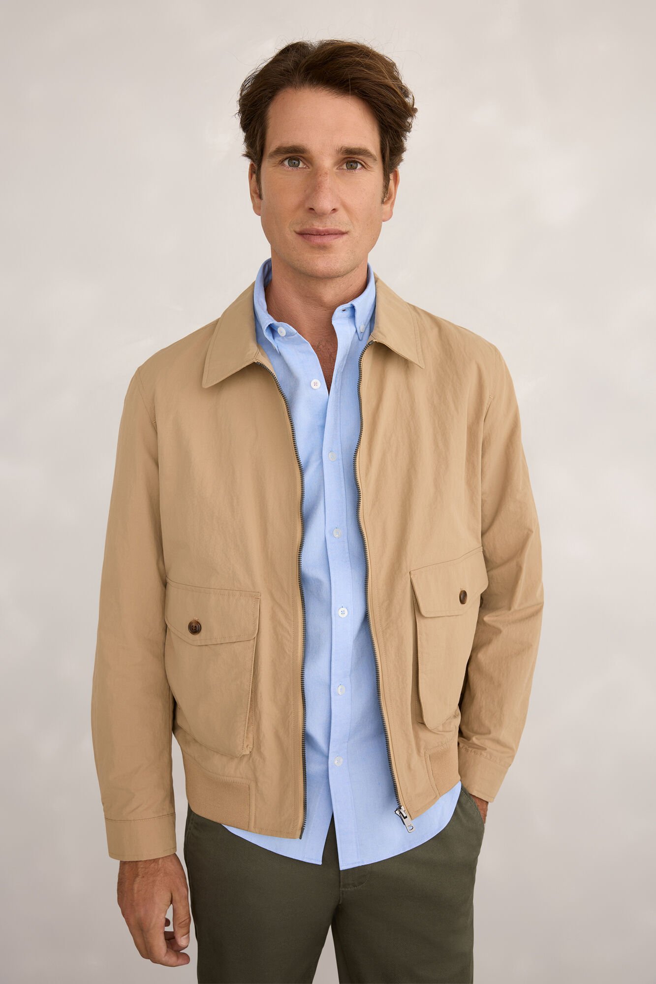 Milano Chaqueta Ligera Bolsillos