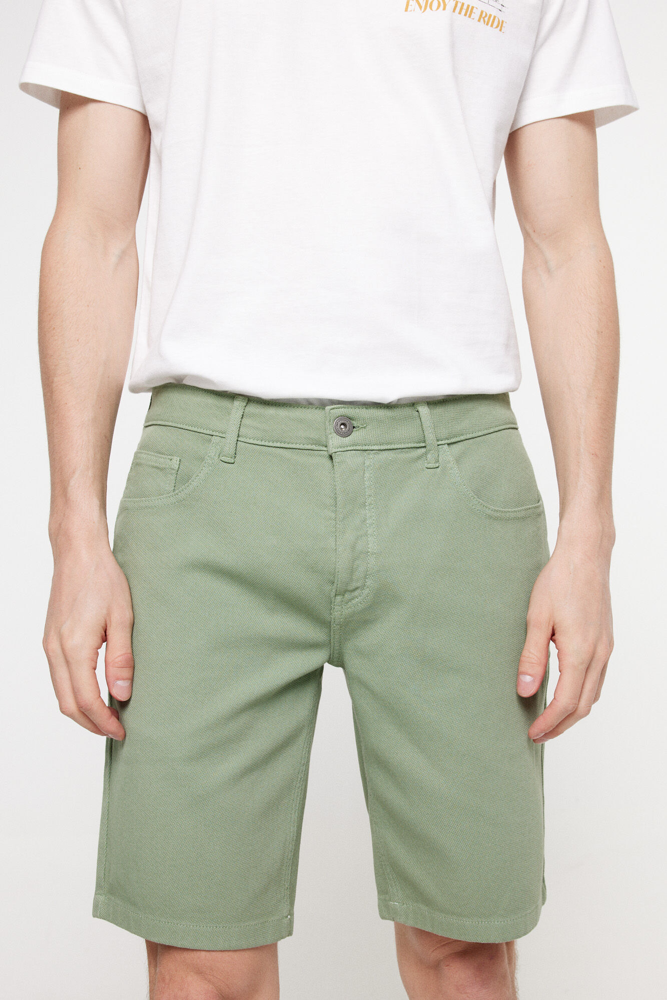 Milano Bermuda Denim Estructura.