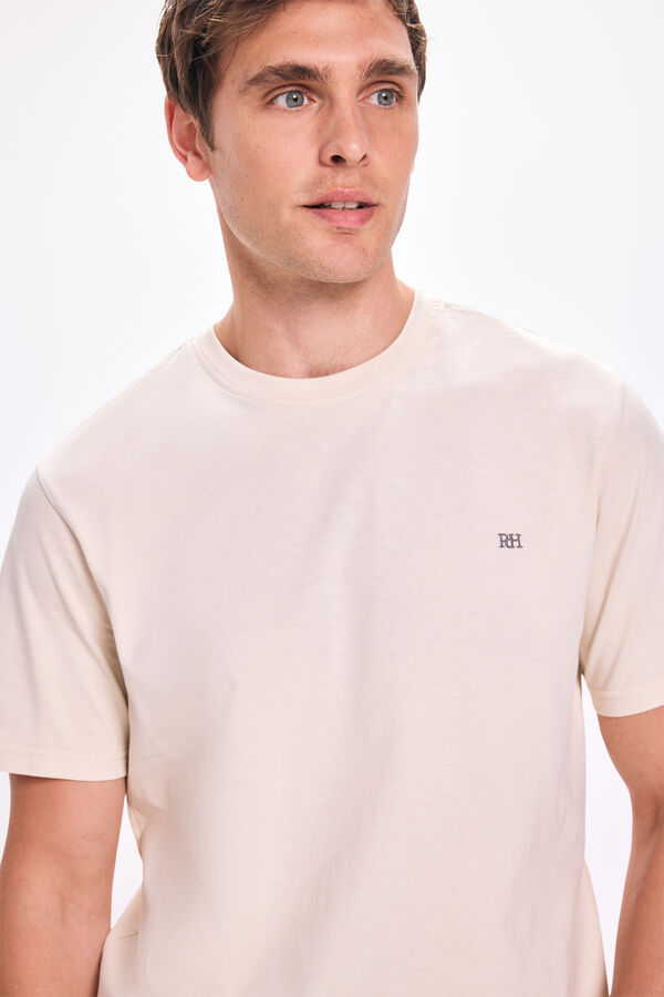 Pedro del Hierro Camiseta B&aacute;sica PDH Beige