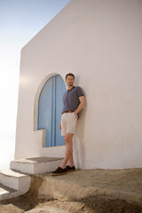 Pedro del Hierro Bermuda PDH Cl&aacute;sica Beige/Camel