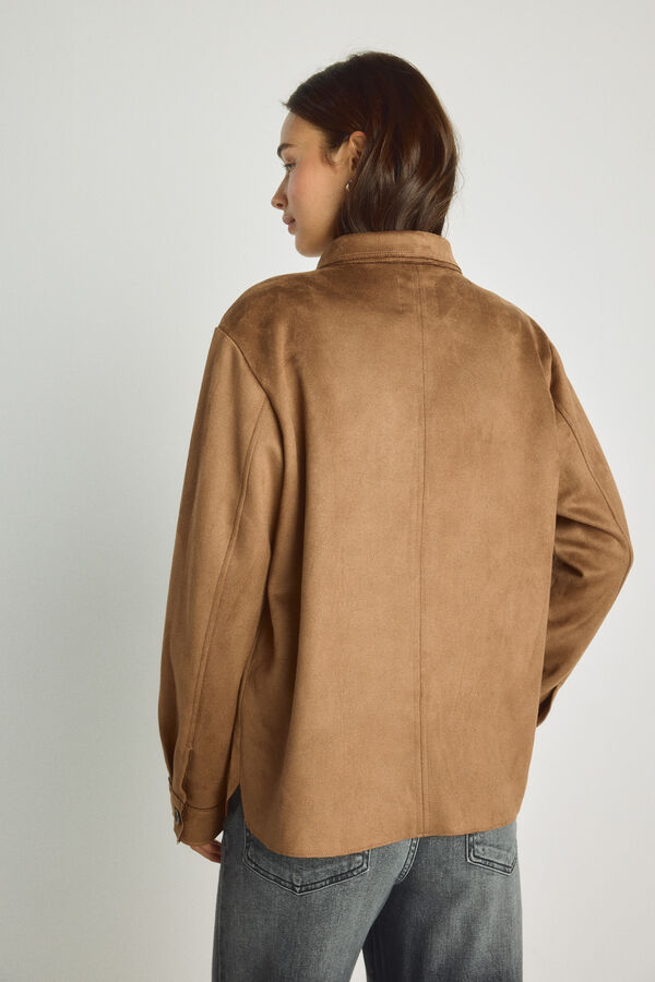 Milano Cazadora efecto ante Beige