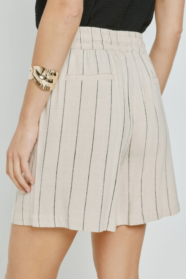 Milano Bermuda lino Tostado