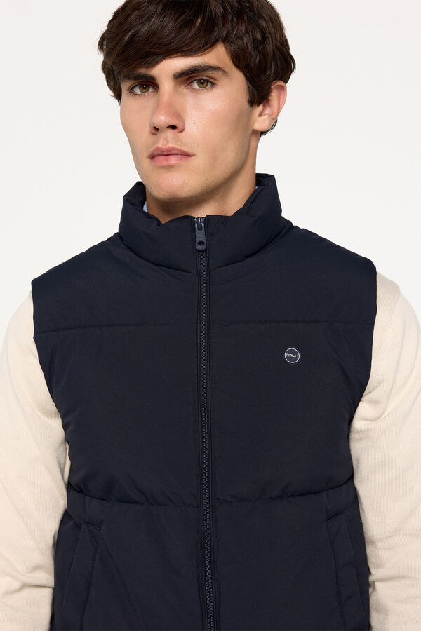 Milano Colete Acolchoado Azul