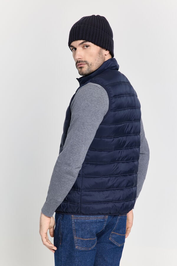 Pedro del Hierro Colete acolchoado ultralight Marinho