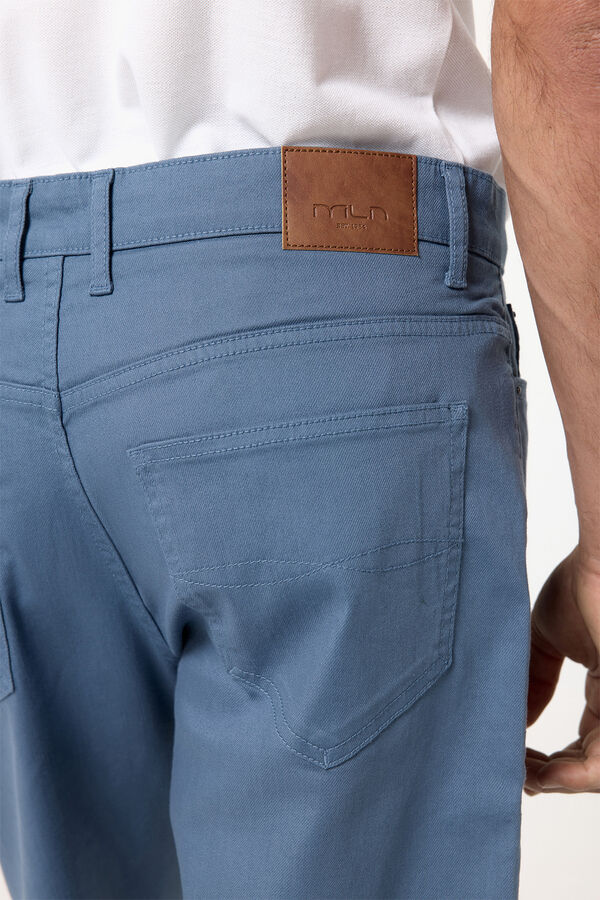 Fifty Outlet Bermuda cinco bolsillos corte slim Azul