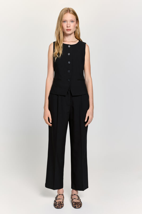 Milano Pantalón estilo sastre Negro