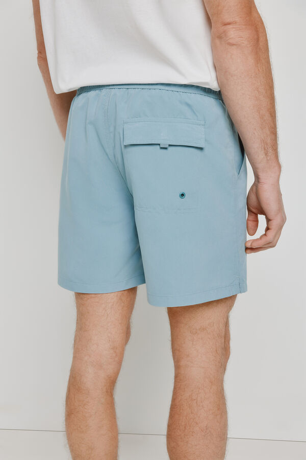 Milano Fato de banho liso Azul