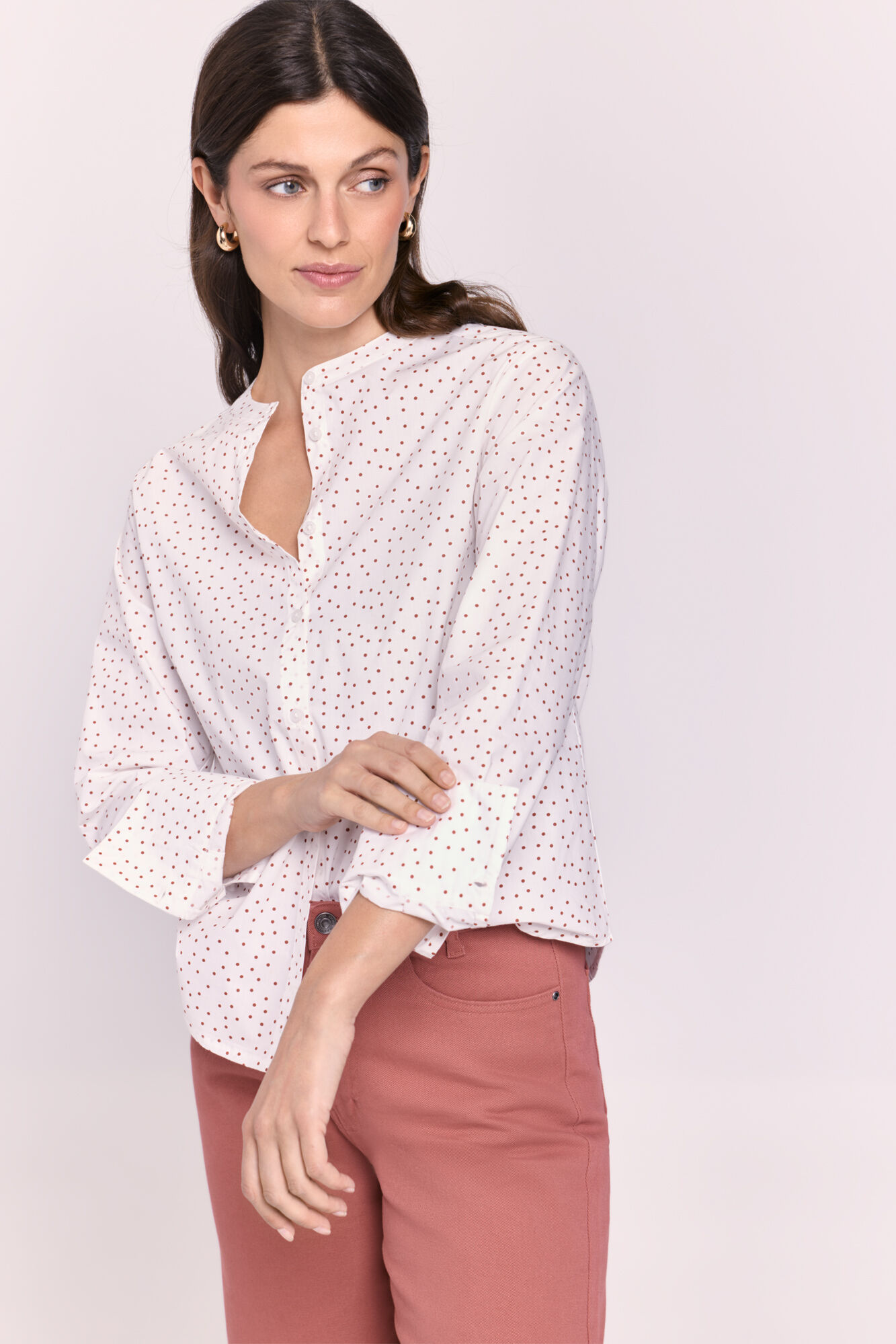 Milano Camisa mao estampada