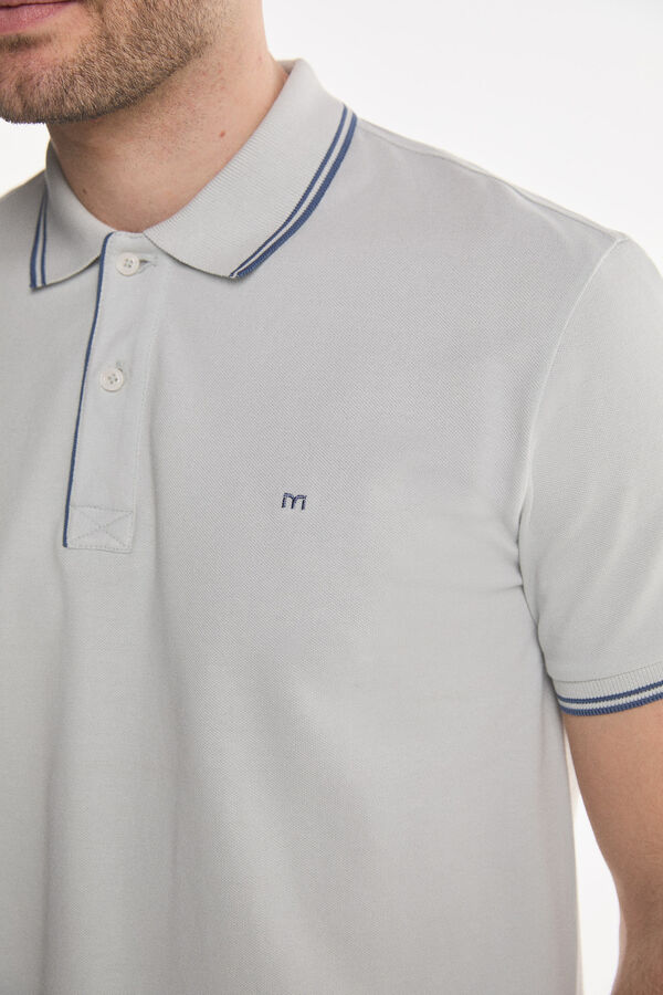 Fifty Outlet Polo Tips Gris