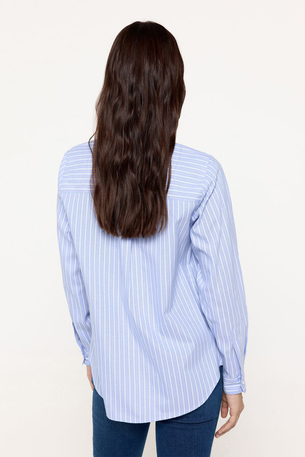 Milano Camisa Oxford Azul