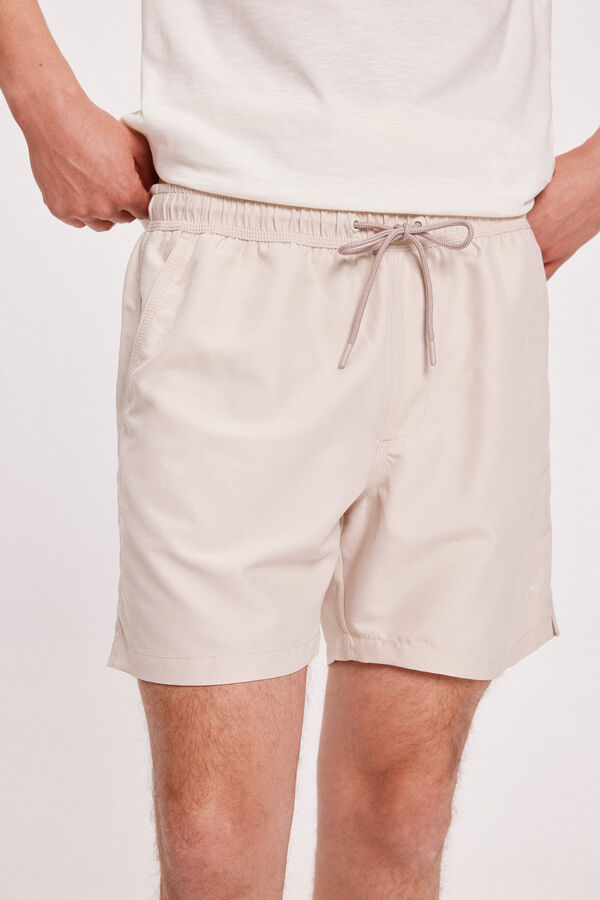 Milano Bañador Básico Beige