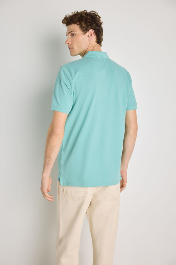 Springfield Polo de manga curta Verde