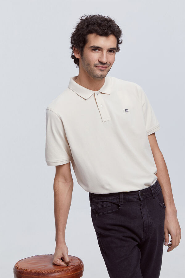 Pedro del Hierro Polo b&aacute;sico PdH Castanho