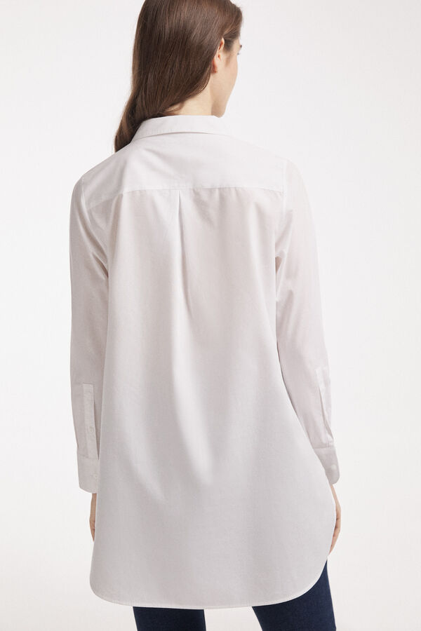 Fifty Outlet CAMISA OVERSIZE Blanco