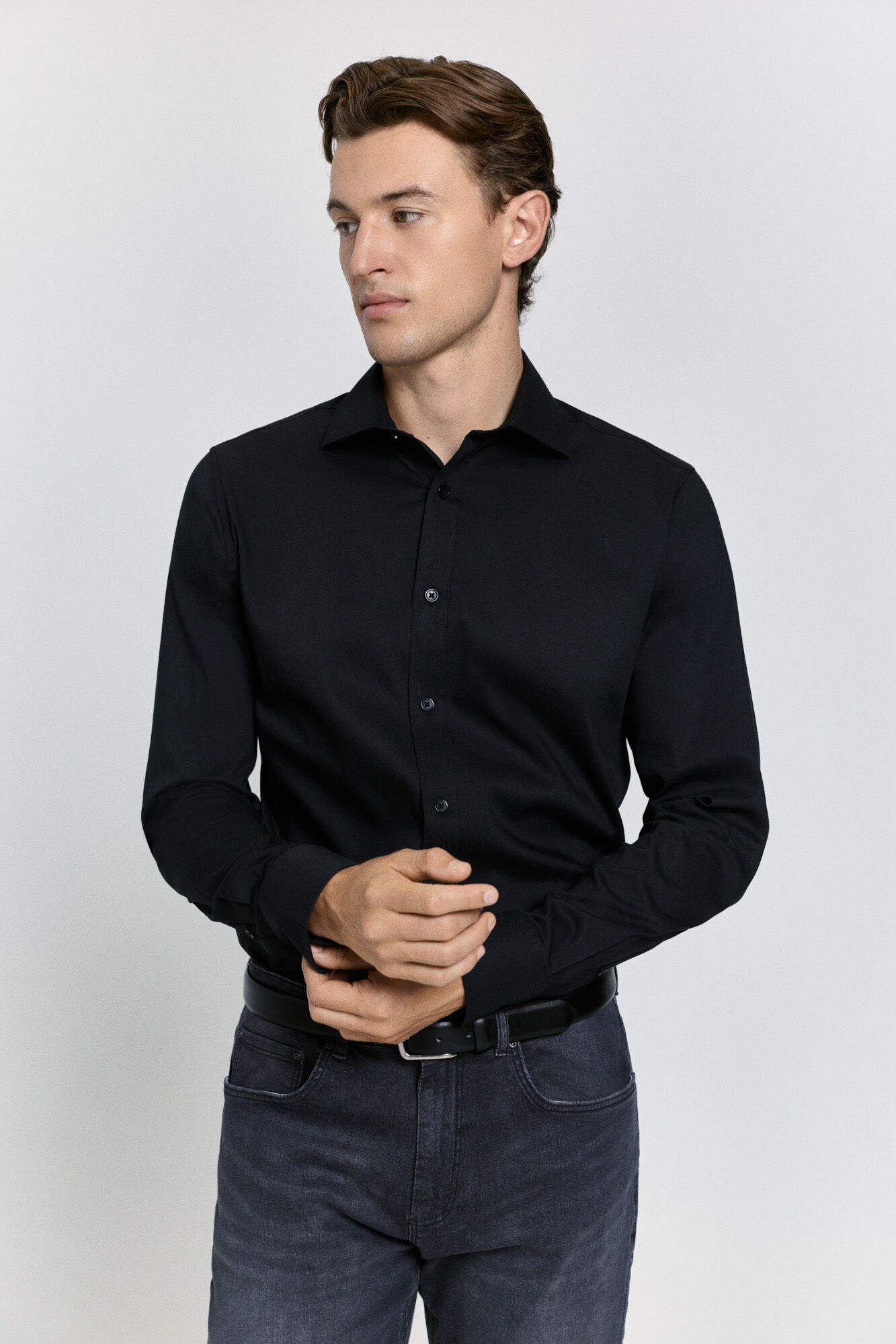 Milano Camisa vestir slim fit