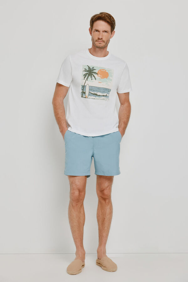 Milano T-shirt de manga curta Branco