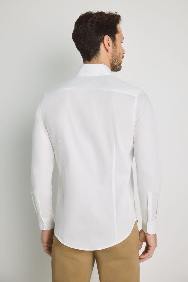 Milano Camisa de manga comprida Branco