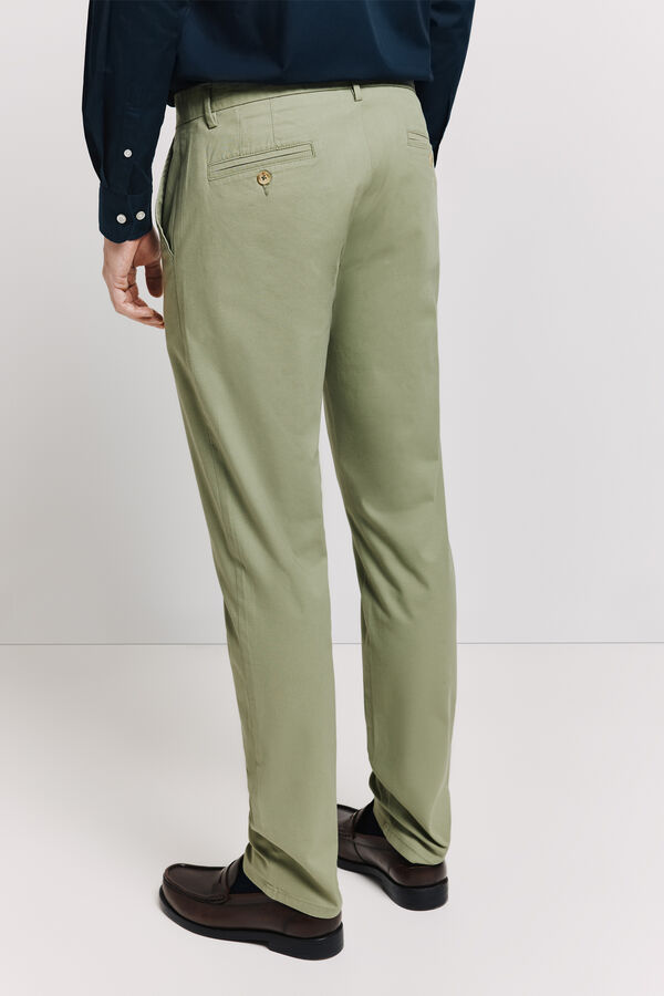 Milano Pantal&oacute;n chino slim fit Kaki Claro