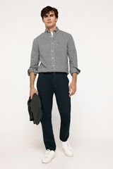 Milano Camisa Twill Cuadros Verde