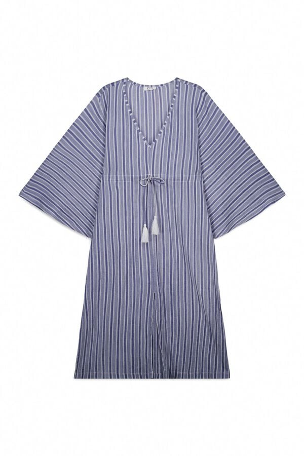 Milano Camisola larga de rayas Blanco