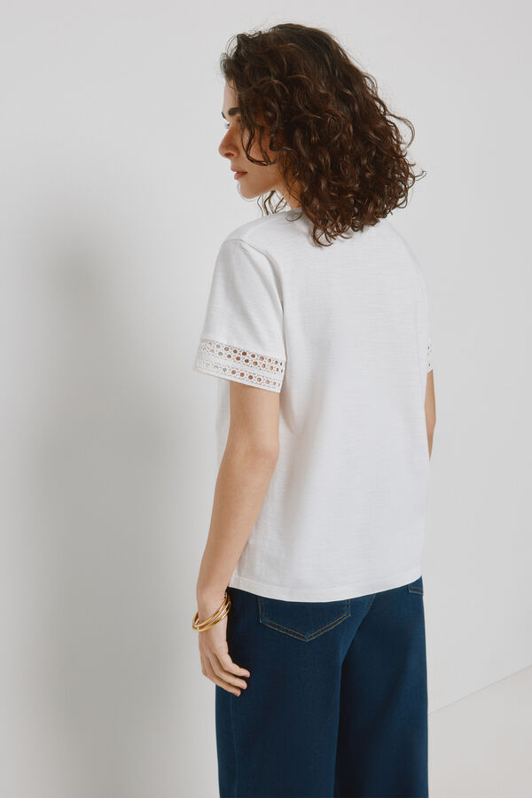 Milano T-shirt de manga curta Branco