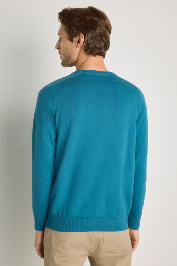 Springfield Camisola gola caixa Azul