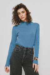 Milano Jersey cuello perkins Azul