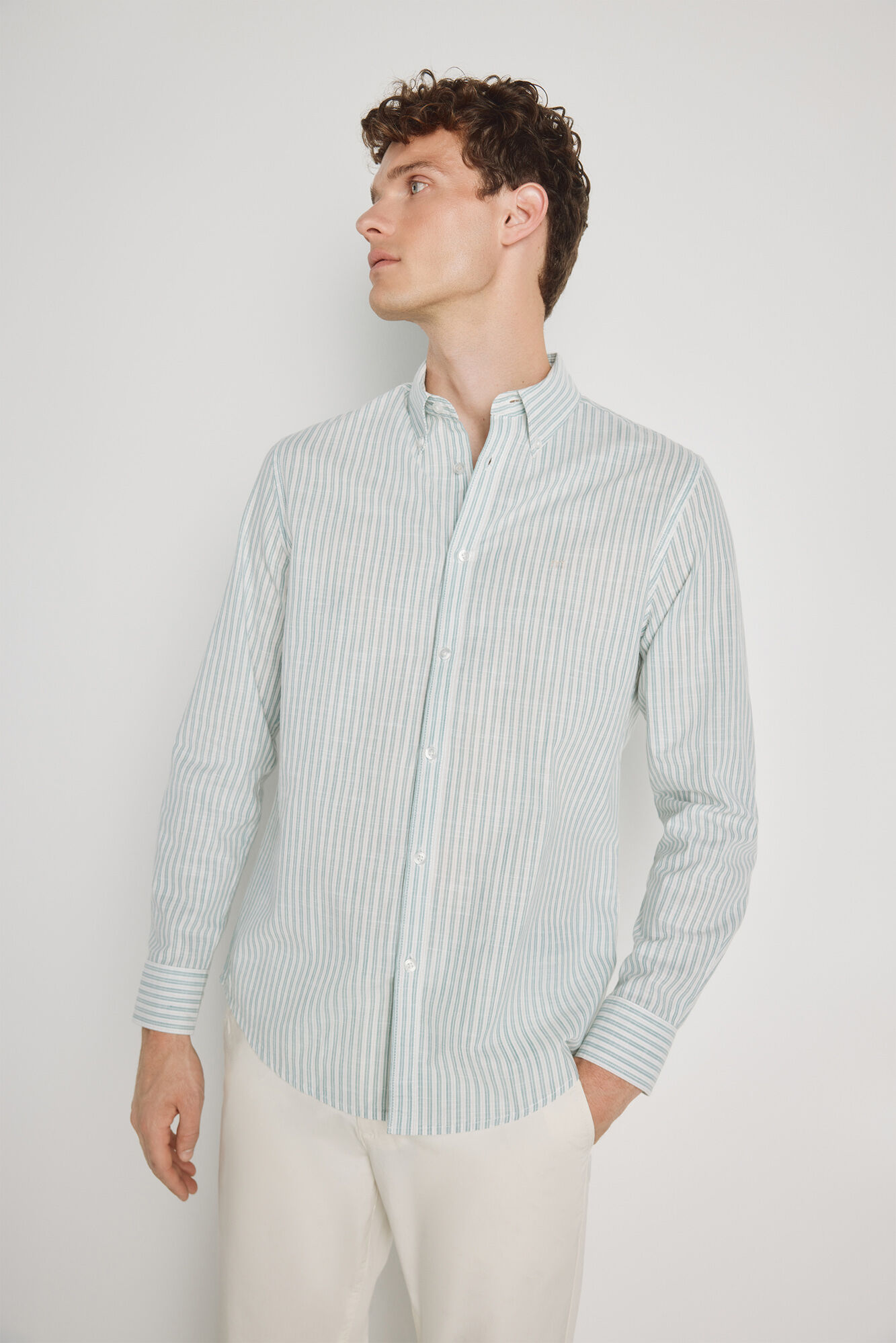Milano Camisa rayas manga larga
