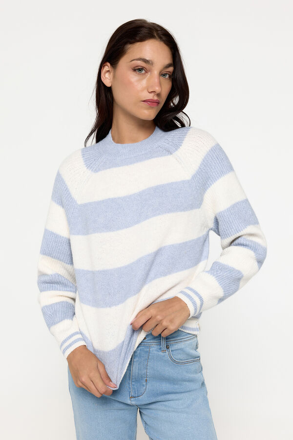 Milano Jersey tacto suave Azul