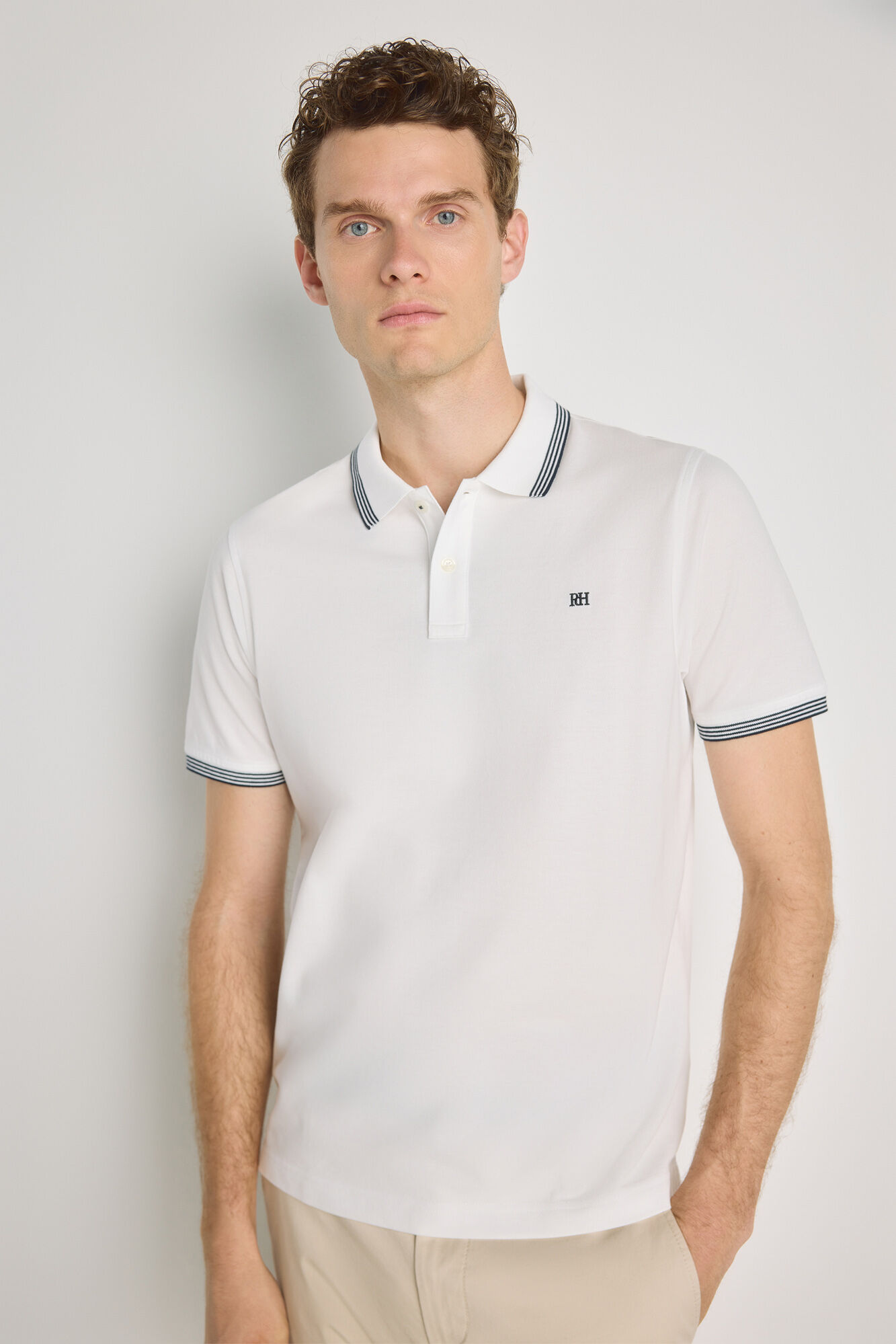 Pedro del Hierro Polo manga corta