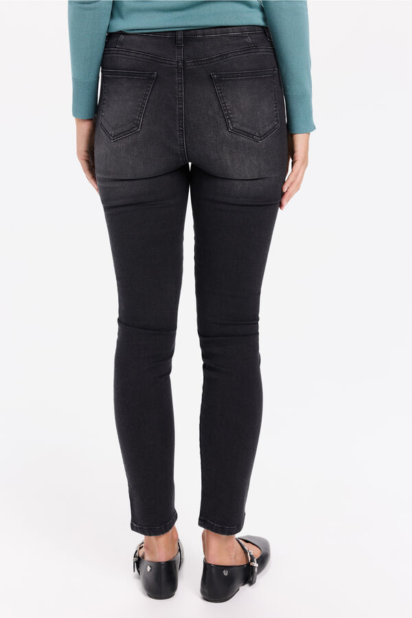 Milano Jeans push up tiro medio Gris Oscuro