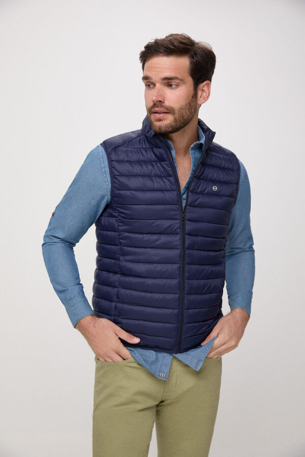 Fifty Outlet Chaleco acolchado ligero Navy
