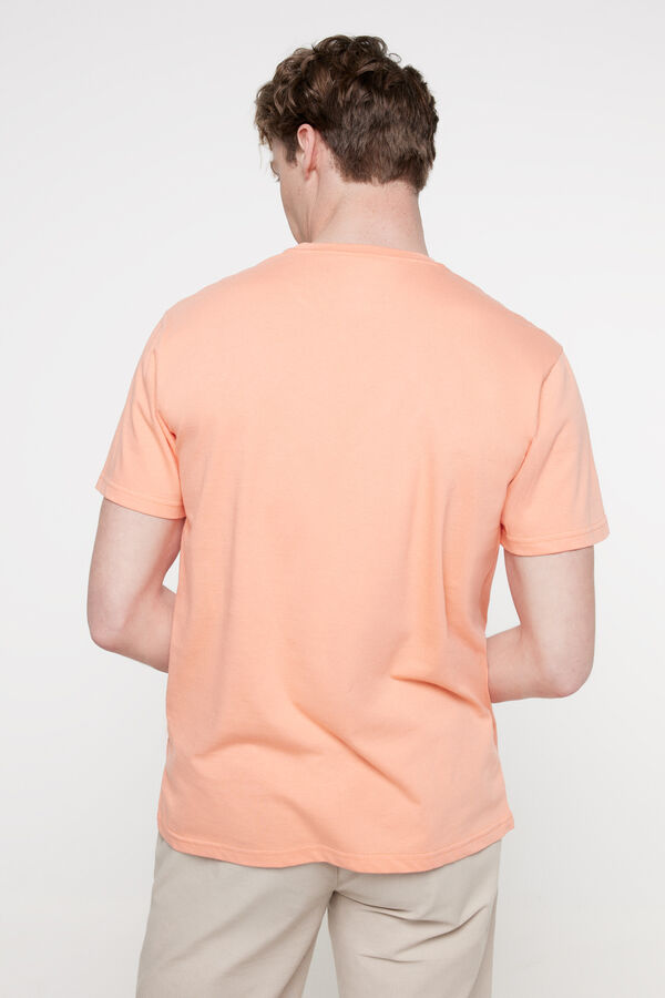 Fifty Outlet Camiseta estampada manga corta confeccionada en 100% algodón Laranja