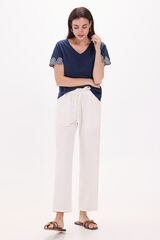 Milano Calça denim leve Bege