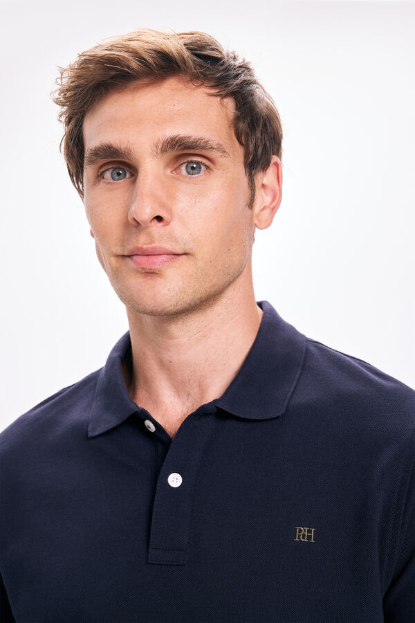 Pedro del Hierro Polo B&aacute;sico PDH Marinho