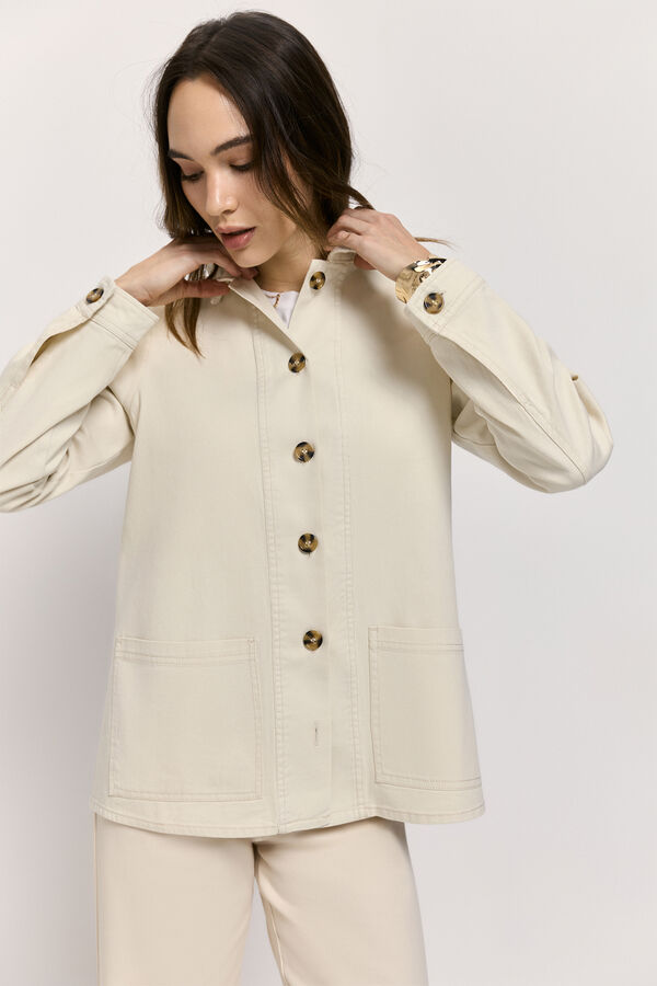 Milano Chaqueta cuello solapa Marfil