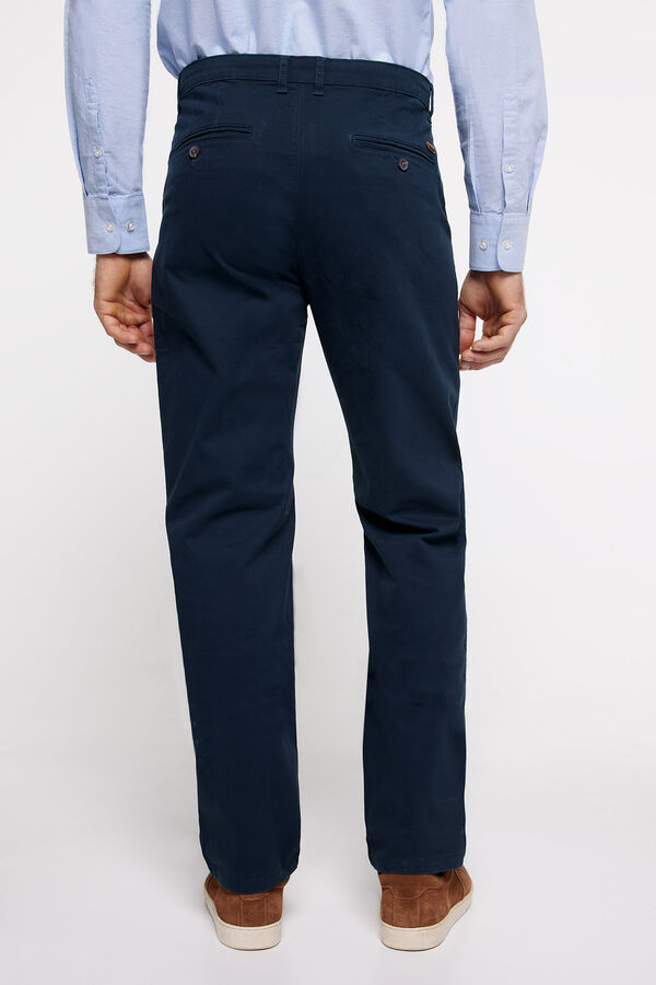 Fifty Outlet Pantalón Chino PdH Navy