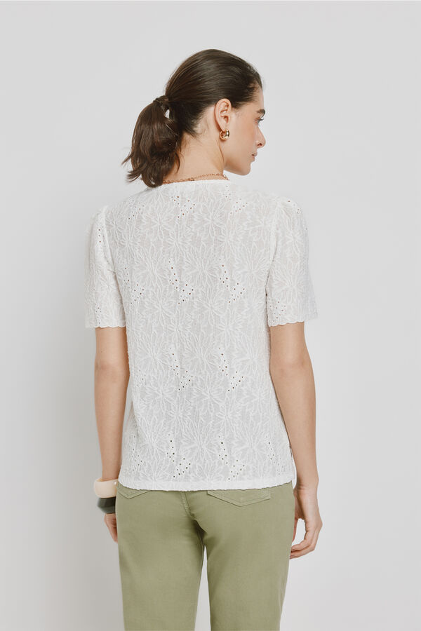 Milano T-shirt estampada de manga curta Branco