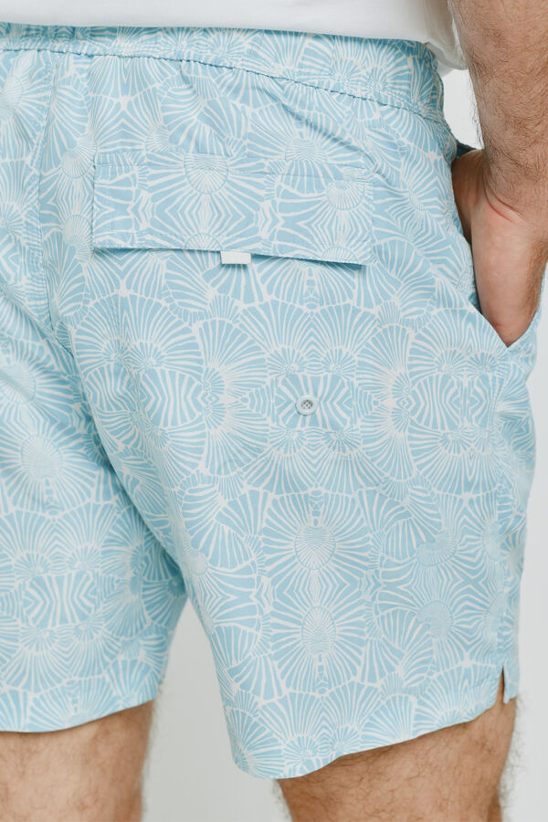 Milano Fato de banho estampado Azul