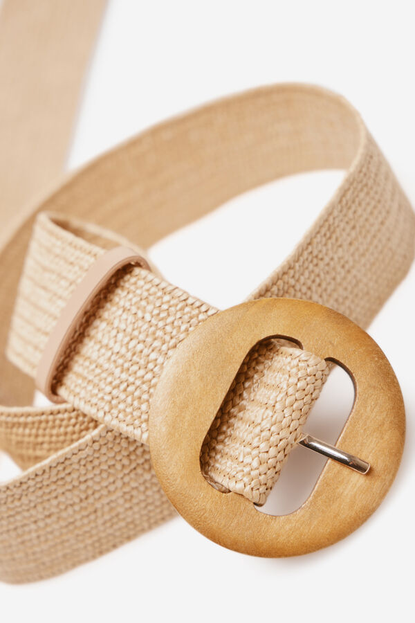 Milano Cinto entran&ccedil;ado Bege